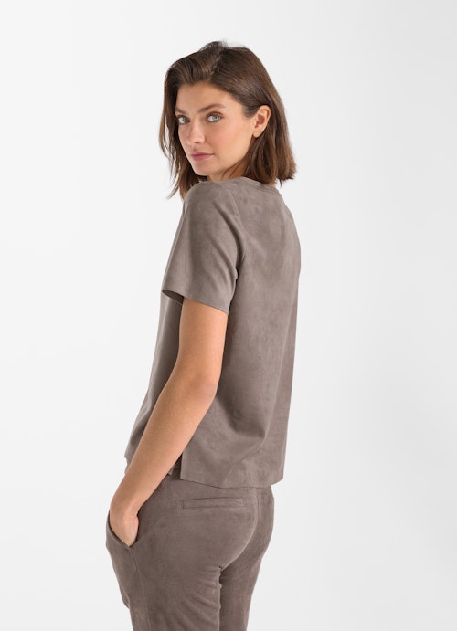 Coupe Loose Fit T-shirts T-shirt Tech Velours plum kitten