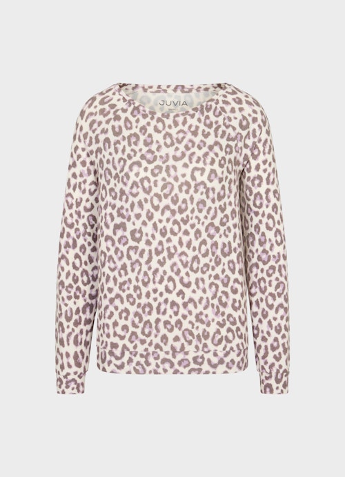 Regular Fit Sweatshirts Nightwear - Sweater plum kitten