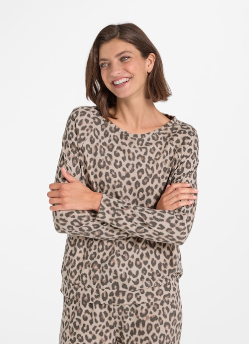 Regular Fit Sweatshirts Nightwear - Sweater sand