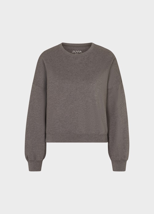 Oversized Fit Sweatshirts Sweater plum kitten mel.