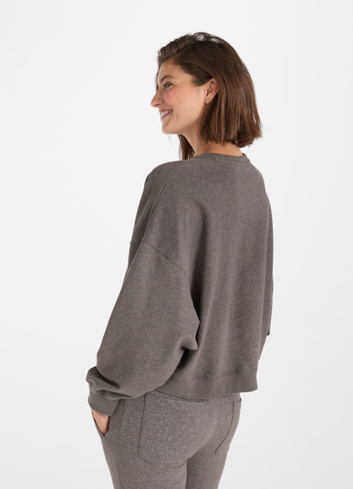Coupe oversize Sweat-shirts Pull-over plum kitten mel.
