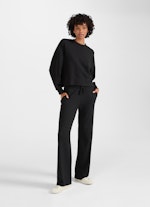 Boot Cut Hosen Wide Leg Fit - Sweatpants black