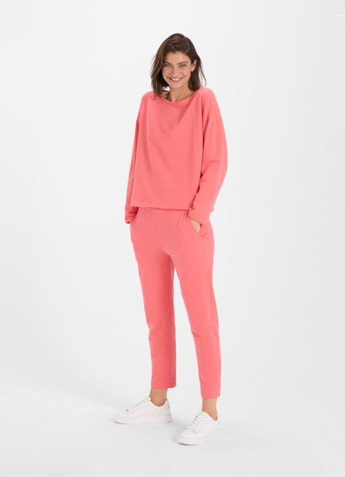 Casual Fit Hosen Casual Fit - Sweatpants coral