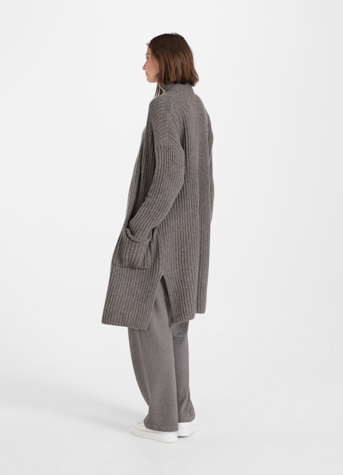 Regular Fit Strick Cashmere Blend - Cardigan plum kitten mel.