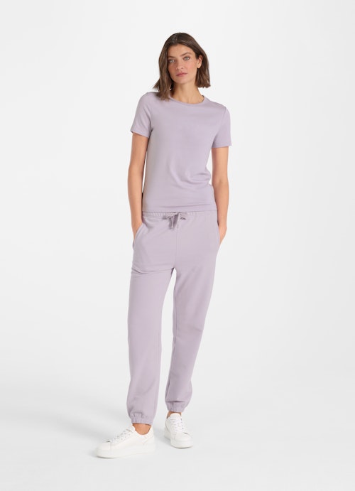 Coupe Slim Fit T-shirts Jersey Modal - T-shirt dusty violet