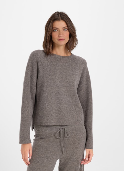 Casual Fit Knitwear Knitwear - Sweater plum kitten mel.