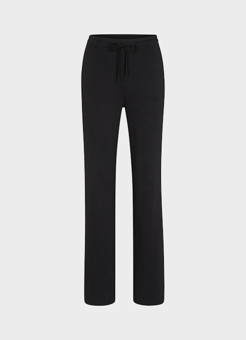 Boot Cut Pants Wide Leg Fit - Sweatpants black