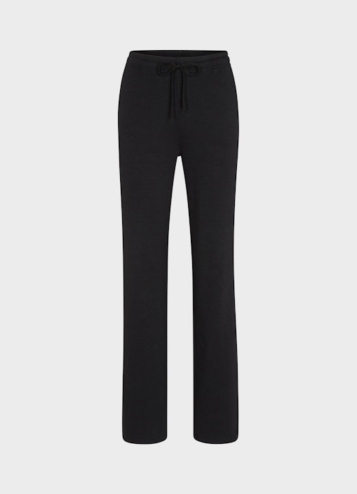 Boot Cut Hosen Wide Leg Fit - Sweatpants black