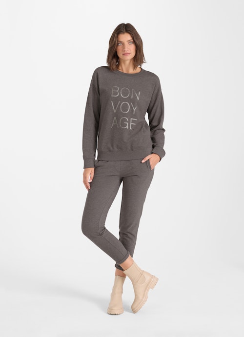 Coupe Regular Fit Sweat-shirts Pull-over plum kitten mel.