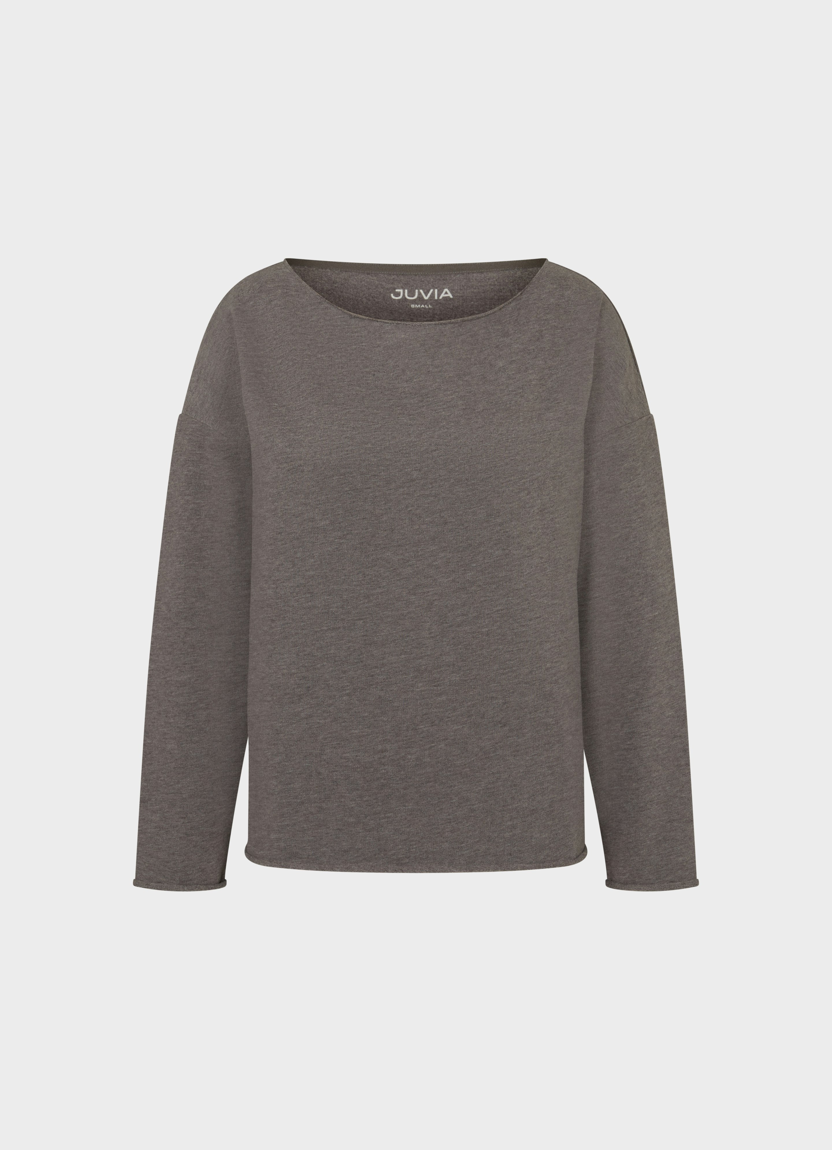White Sweatshirt with Puffy Sleeves Vicky | Buy Sweatshirts