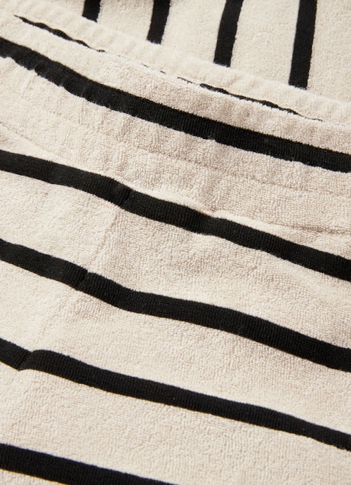 Coupe Casual Fit Pantalons Pantalon en molleton léger rayé light walnut