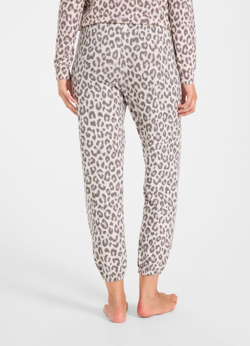 Regular Fit Hosen Nightwear - Hose plum kitten