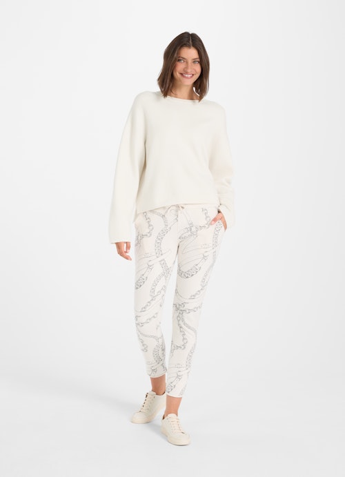 Slim Fit Pants Slim Fit Sweatpants eggshell