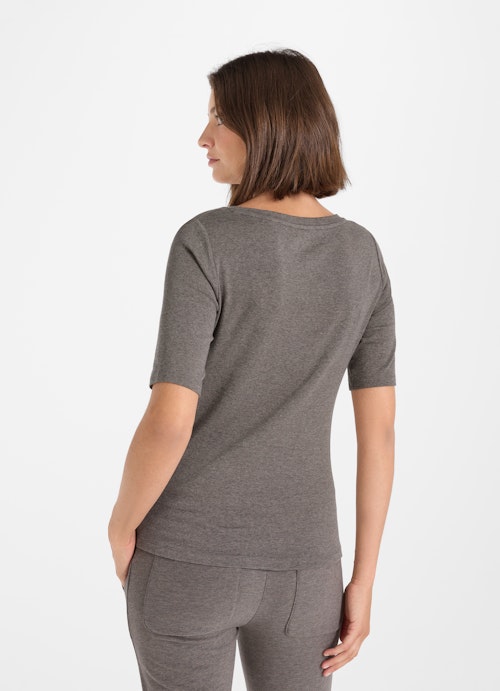 Coupe Slim Fit T-shirts Jersey Modal - T-shirt plum kitten mel.