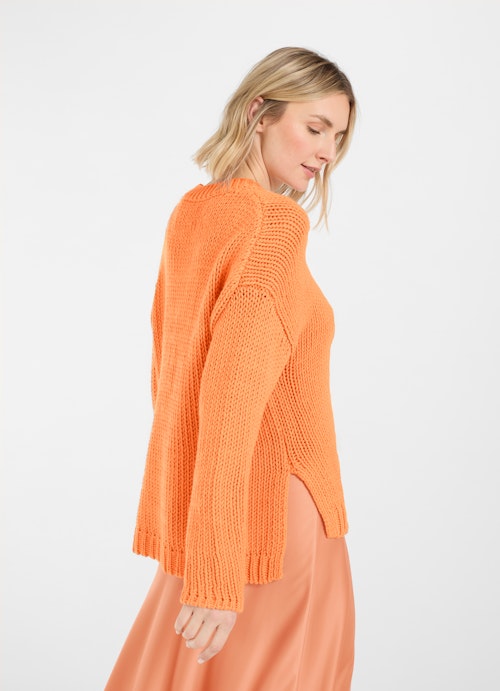Casual Fit Strick Strick - Pullover jaffa orange