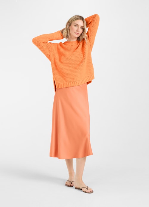 Casual Fit Strick Strick - Pullover jaffa orange
