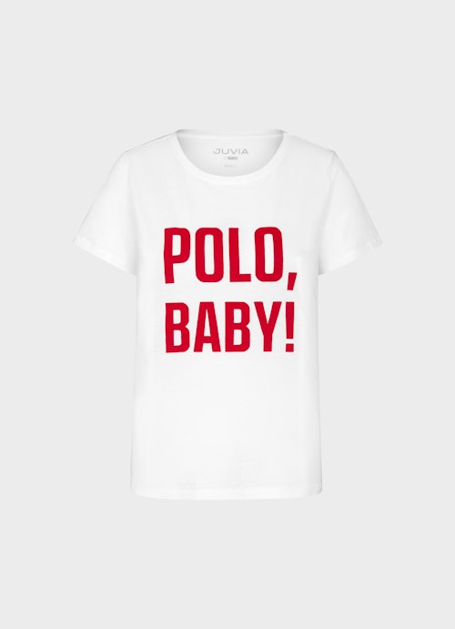 Coupe Regular Fit T-shirts Polo Baby T-shirt Femme white