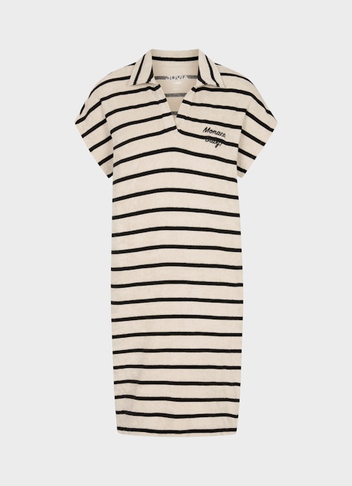 Casual Fit Kleider Light Terry Dress Striped light walnut