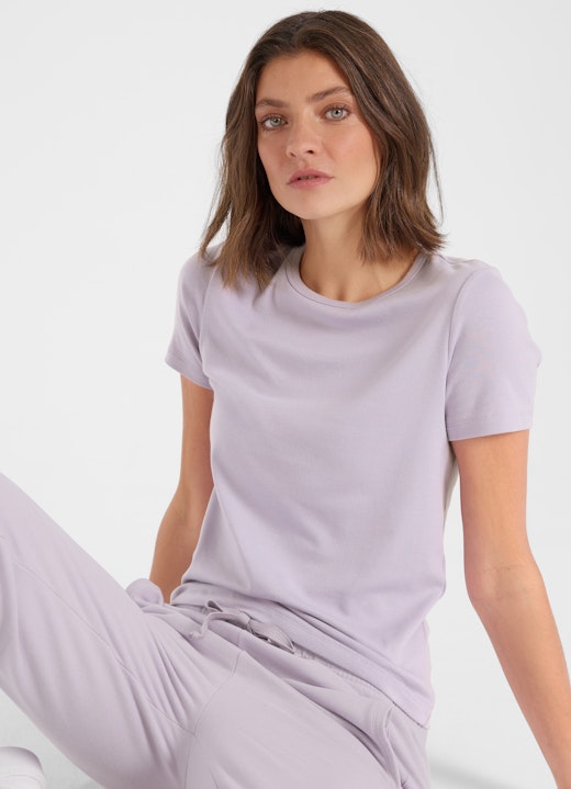 Slim Fit T-Shirts Jersey Modal - T-shirt dusty violet