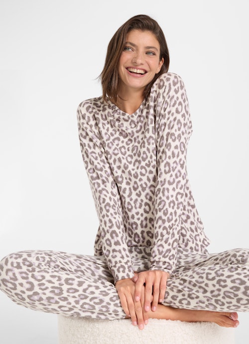 Regular Fit Sweatshirts Nightwear - Sweater plum kitten