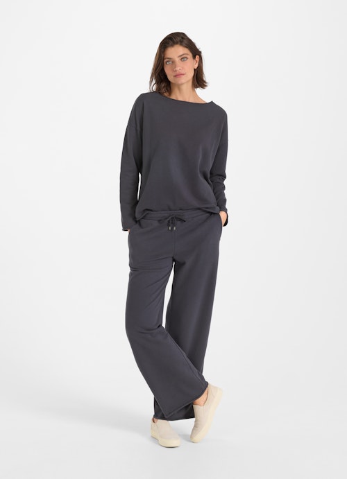 Wide Leg Pants Wide Leg Fit - Sweatpants thunder