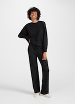 Boot Cut Hosen Wide Leg Fit - Sweatpants black