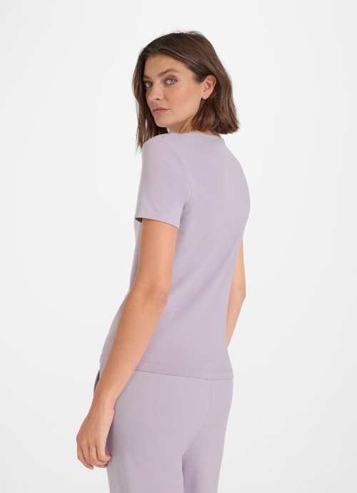 Coupe Slim Fit T-shirts Jersey Modal - T-shirt dusty violet