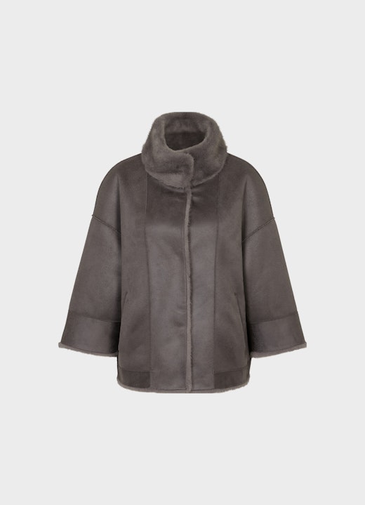 Loose Fit Jacken Faux Fur - Wendejacke plum kitten