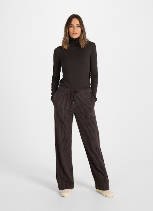 Wide Leg Hosen Wide Leg Fit - Sweatpants bitter chocolate