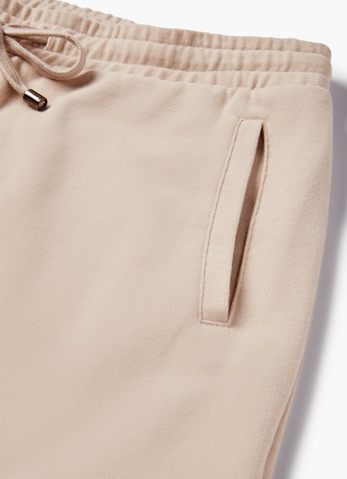 Coupe Casual Fit Pantalons Pantalon en polaire « Monaco Baby ! » light walnut-navy