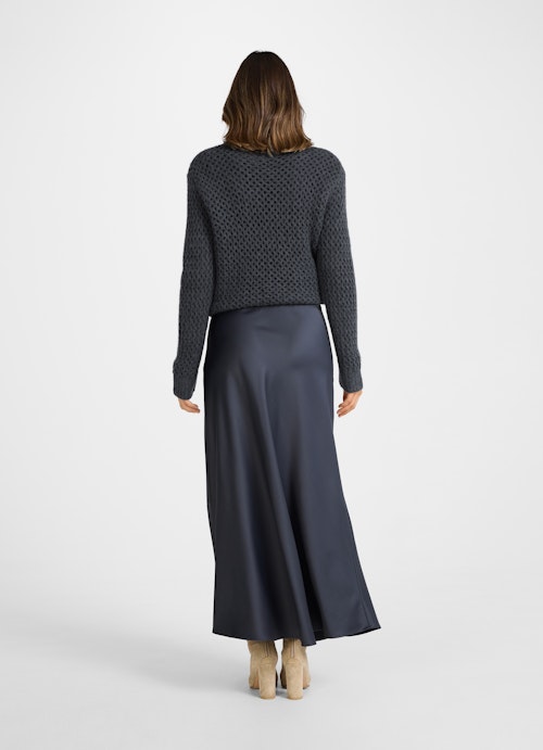 Long Length Röcke Satin - Maxi Rock thunder