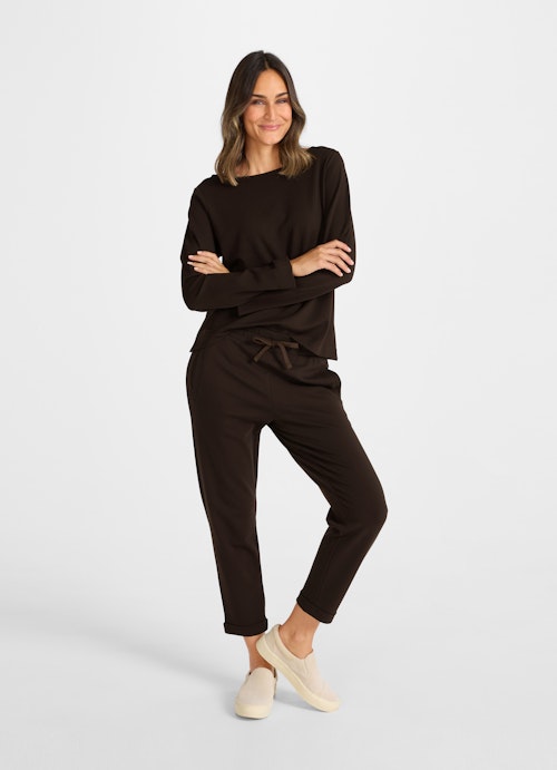 Casual Fit Hosen Casual Fit - Sweatpants bitter chocolate