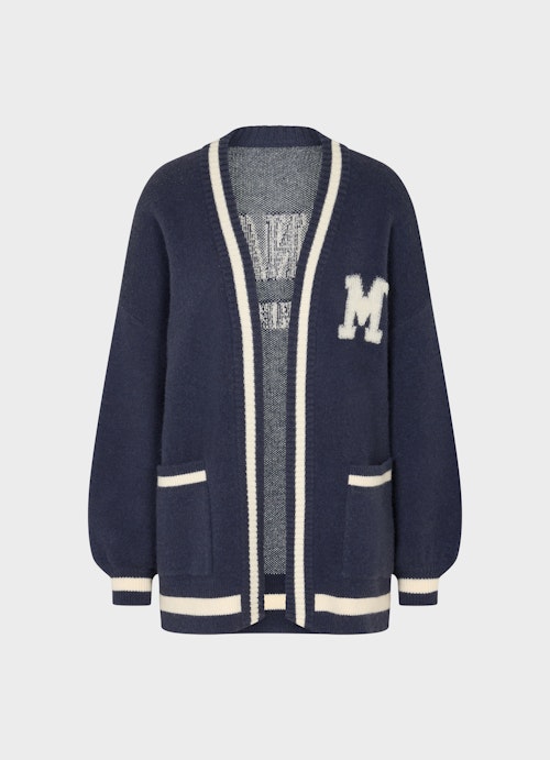Regular Fit Strick Monaco Baby College Cardigan navy