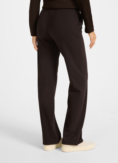 Boot Cut Hosen Wide Leg Fit - Sweatpants bitter chocolate