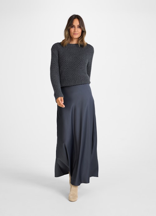 Long Length Röcke Satin - Maxi Rock thunder