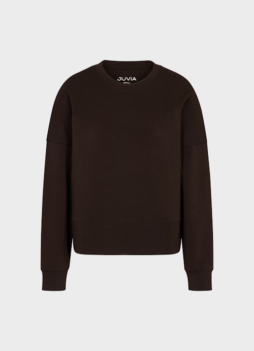 Coupe Loose Fit Pulls sweat-shirt bitter chocolate