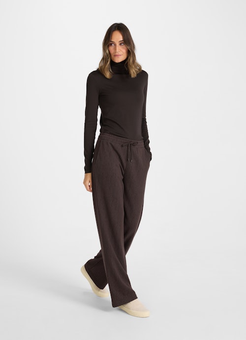 Wide Leg Hosen Wide Leg Fit - Sweatpants bitter chocolate