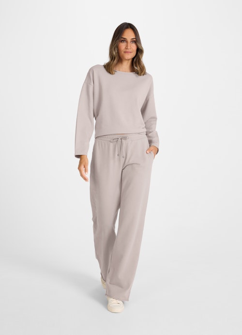 Wide Leg Hosen Wide Leg Fit - Sweatpants putty