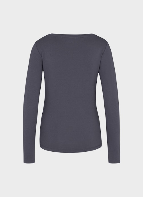 Slim Fit Long sleeve tops Jersey Modal - Longsleeve thunder