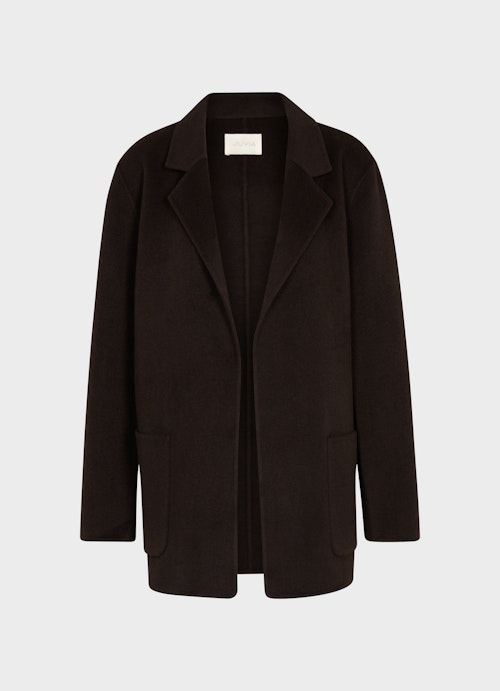 Casual Fit Jacken Doubleface Blazer bitter chocolate