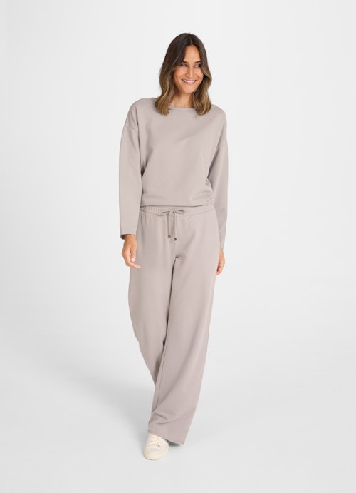 Wide Leg Hosen Wide Leg Fit - Sweatpants putty