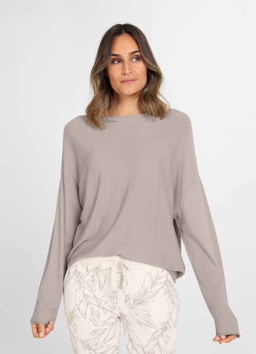 Casual Fit Knitwear Viscose Stretch - Sweater putty