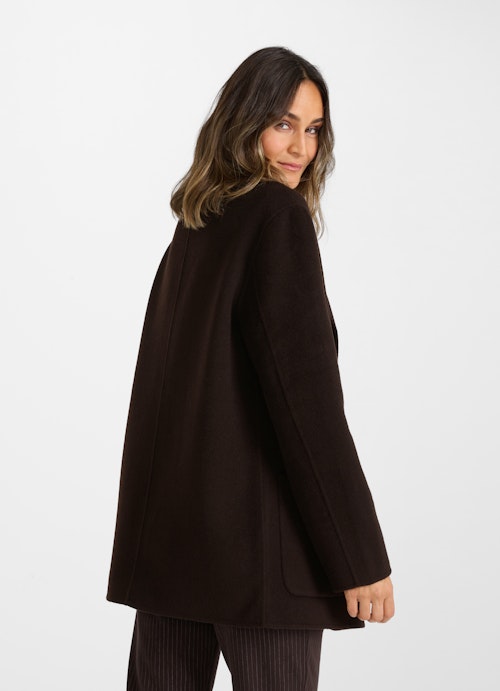 Casual Fit Jacken Doubleface Blazer bitter chocolate