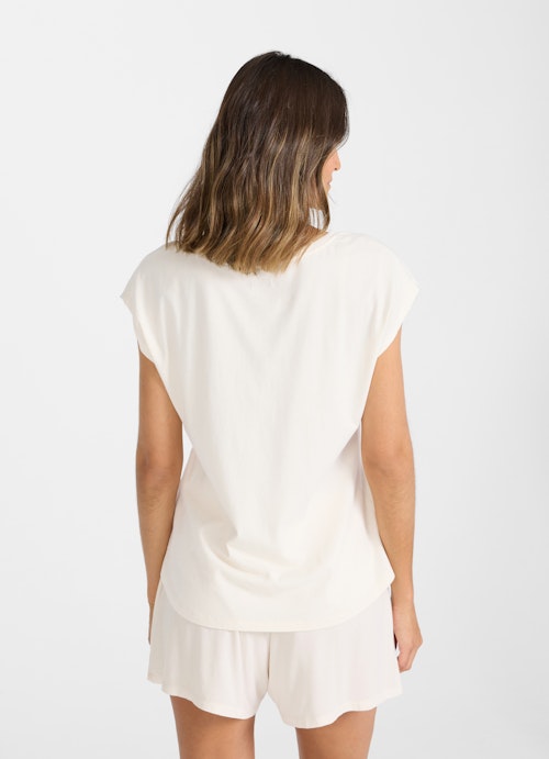 Regular Fit Nightwear Nightwear - T-Shirt eggshell