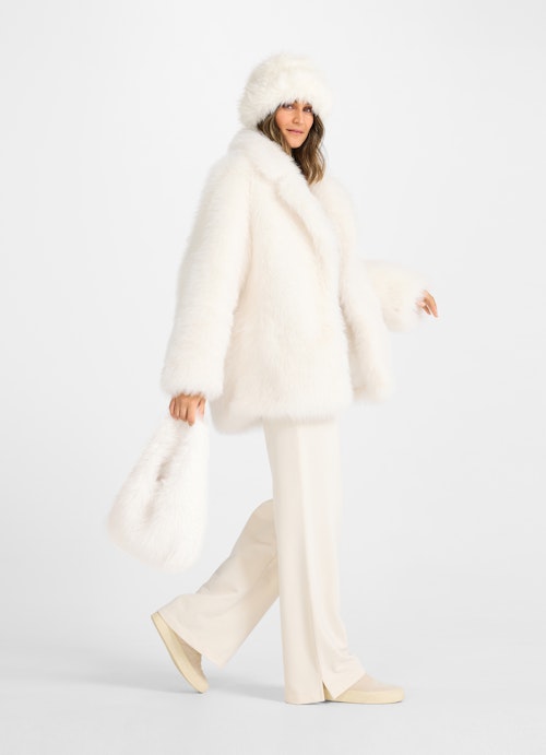 One Size Accessoires Faux Fur - Tasche eggshell