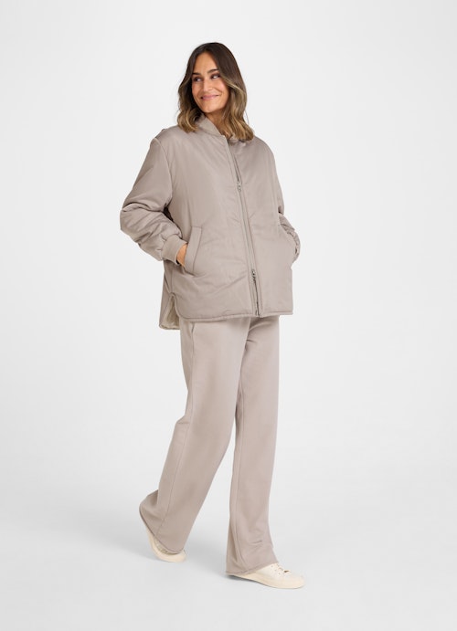 Oversized Fit Jacken Bomberjacke putty