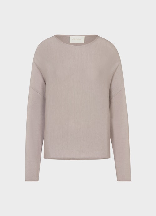 Casual Fit Knitwear Viscose Stretch - Sweater putty