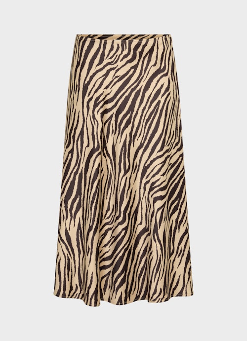 Medium Length Röcke Satin - Rock champagne