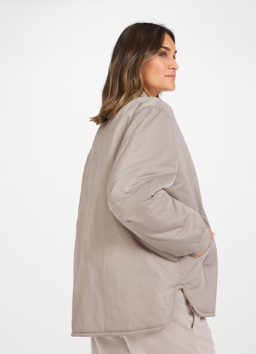 Oversized Fit Jacken Bomberjacke putty