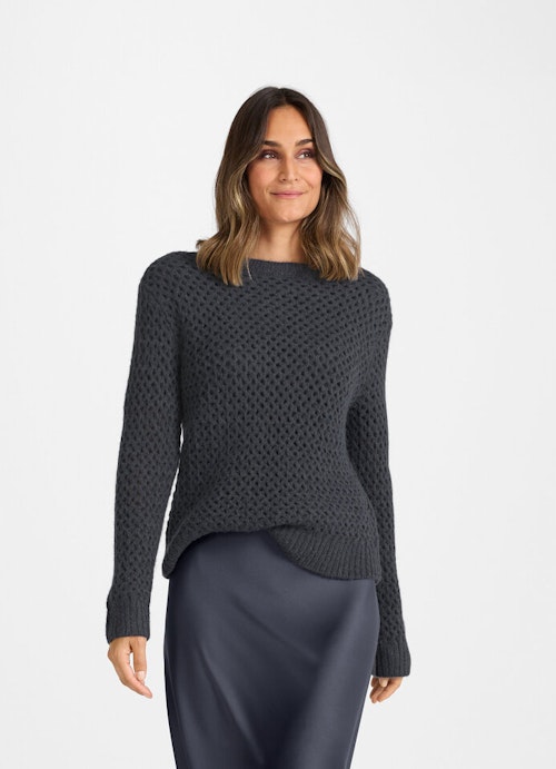 Casual Fit Strick Strick - Pullover thunder